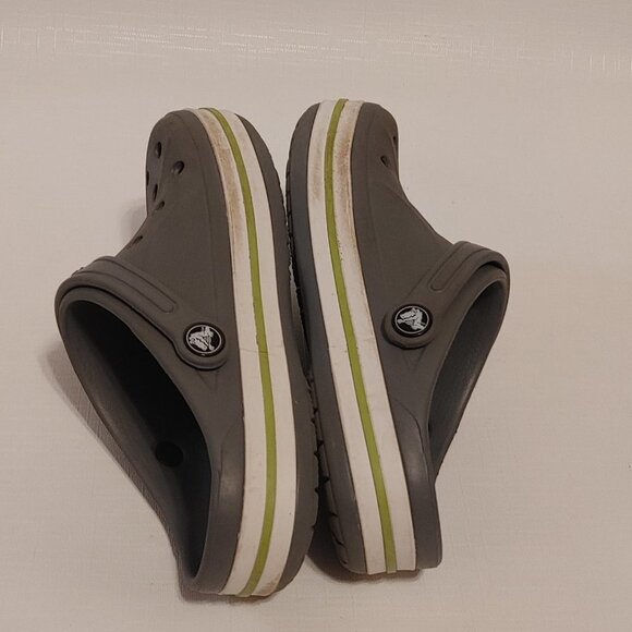 CROCS Bayaband Clog Charcoal Unisex Child Size J3 - Picture 4 of 8